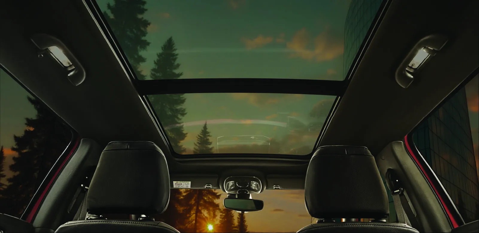 Dual-Pane Panoramic Sunroof