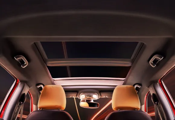 Dual-Pane Panoramic Sunroof